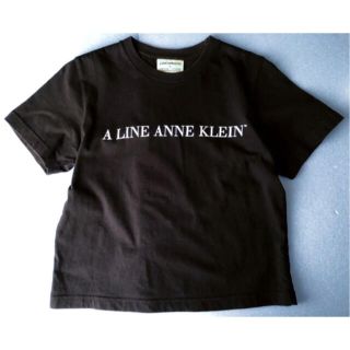 アンクライン(ANNE KLEIN)のanne klain ロゴ入りＴシャツ　ブラック(Tシャツ(半袖/袖なし))