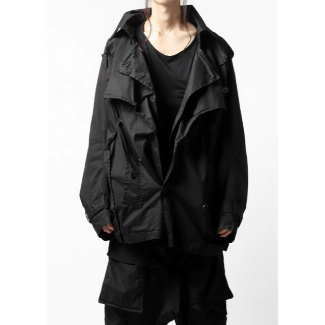 RUNDHOLZ DIP MILITARY SHORT COAT