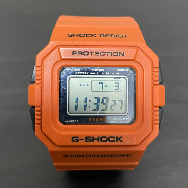 BEAMS 別注 G-SHOCK G-5500BE コラボ ビームス オレンジ - 腕時計