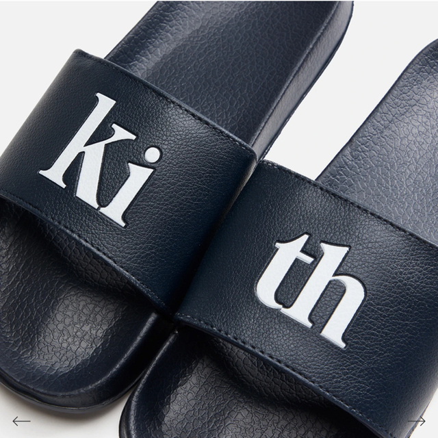ダブル/ミストブルー Kith Grandient Serif Summer Slides サンダル