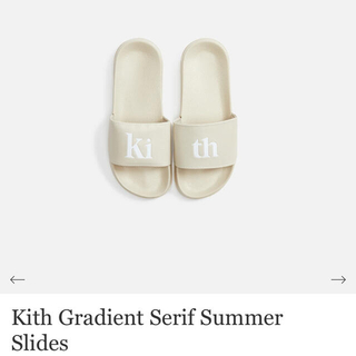 Kith Grandient Serif Summer Slides サンダルの通販 by vtrspw0129's ...