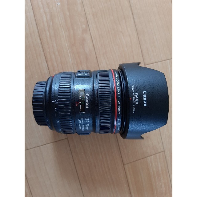Canon(キヤノン)のcanonズームレンズ 24-70mm F4 スマホ/家電/カメラのカメラ(レンズ(ズーム))の商品写真