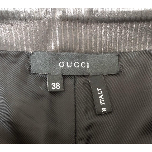 Gucci(グッチ)の美品　gucci グッチ　レザー パンツ レディースのパンツ(その他)の商品写真