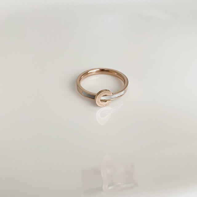 fashionring pinkgold size7 レディースのアクセサリー(リング(指輪))の商品写真