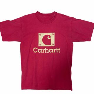 カーハート(carhartt)の【希少】カーハート　Tシャツ　半袖　古着　ビックロゴ(Tシャツ/カットソー(半袖/袖なし))