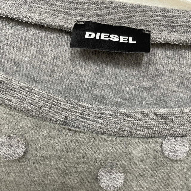 DIESEL(ディーゼル)のdiesel✩︎グレーロンT レディースのトップス(Tシャツ(長袖/七分))の商品写真
