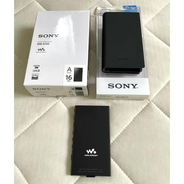 SONY(ソニー)の【美品】SONY Walkman NW-A105 16GB ブラック スマホ/家電/カメラのオーディオ機器(ポータブルプレーヤー)の商品写真