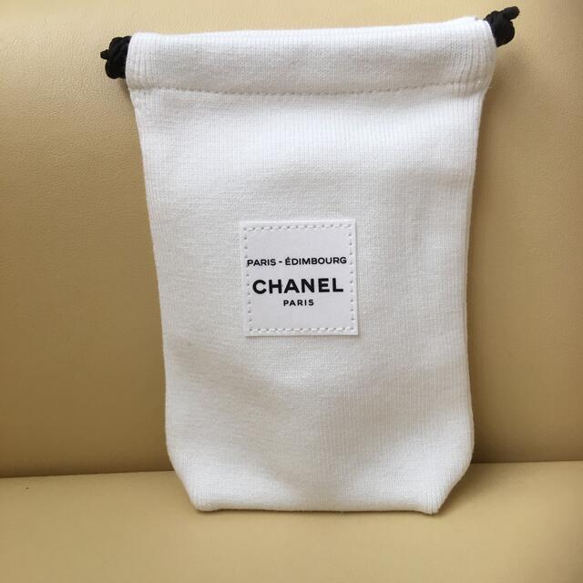 CHANEL(シャネル)のシャネル　PARIS-EDIMBOURG 巾着 ハンドメイドのファッション小物(ポーチ)の商品写真