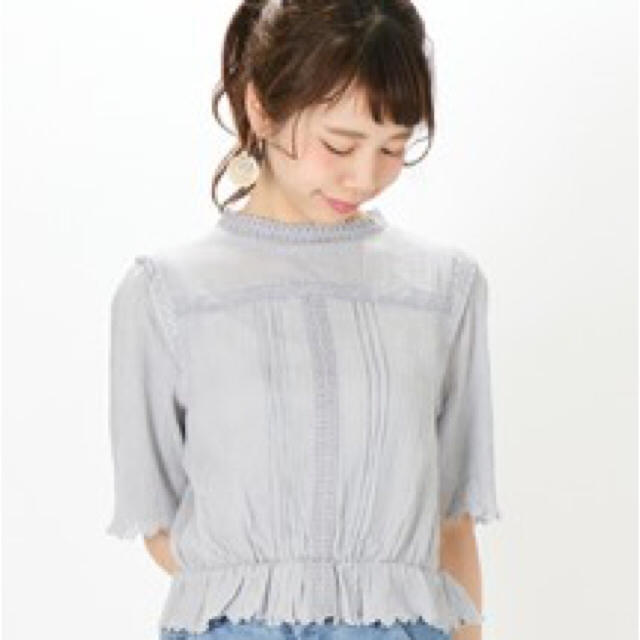 今期 完売 kastane♡ハイネック レース ブラウス 美品