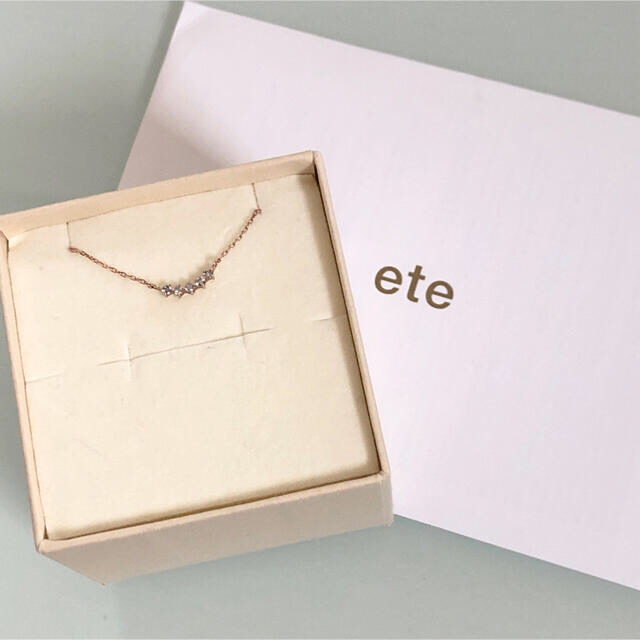 ete(エテ)のete♡ピンクゴールド  ネックレス　 レディースのアクセサリー(ネックレス)の商品写真