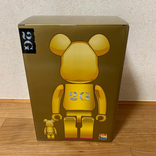 BE@RBRICK SORAYAMA×2G GOLDVer.100％&400％