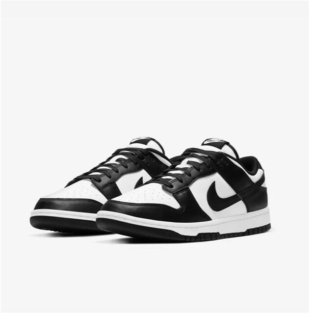 NIKE DUNK LOW RETRO WHITE/BLACK 28.0 新品