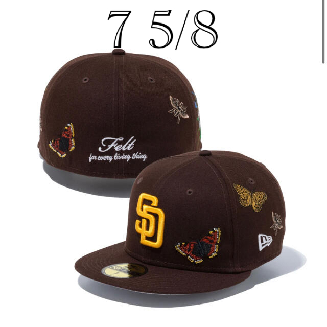 59FIFTY Felt サンディエゴ・パドレス Butterfly 60.6 魅力の www.gold