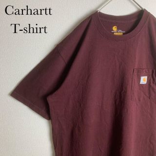 カーハート(carhartt)のUS 古着 カーハート ポケット ポケT オーバーサイズ 半袖 Tシャツ L(Tシャツ/カットソー(半袖/袖なし))