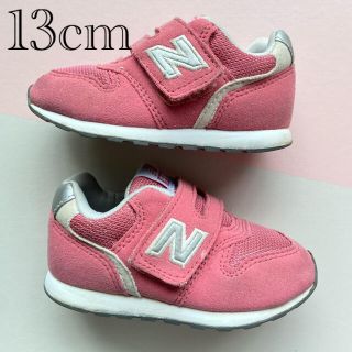 ニューバランス(New Balance)の送料無料 ニューバランス 13cm スニーカー ピンク 洗濯済(スニーカー)