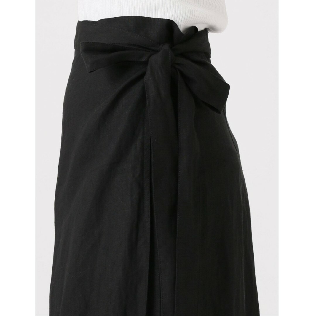 L'Appartement DEUXIEME CLASSE(アパルトモンドゥーズィエムクラス)のL'Appartement Lisiere Linen Wrap Skirt レディースのスカート(ロングスカート)の商品写真