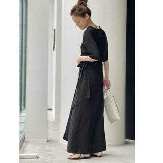 アパルトモンドゥーズィエムクラス(L'Appartement DEUXIEME CLASSE)のL'Appartement Lisiere Linen Wrap Skirt(ロングスカート)