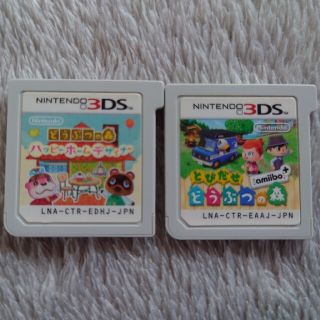 ニンテンドー3DS(ニンテンドー3DS)のNINTENDO 3DS とび森amiibo+　１点(携帯用ゲームソフト)