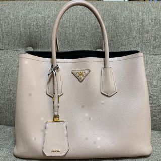 プラダ(PRADA)のドゥーブレ　ベージュ(ハンドバッグ)