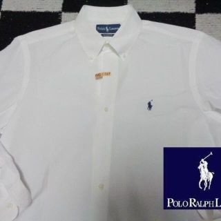 ラルフローレン(Ralph Lauren)の【ラルフローレン】長袖BDシャツM白 (367)ポロ(シャツ)