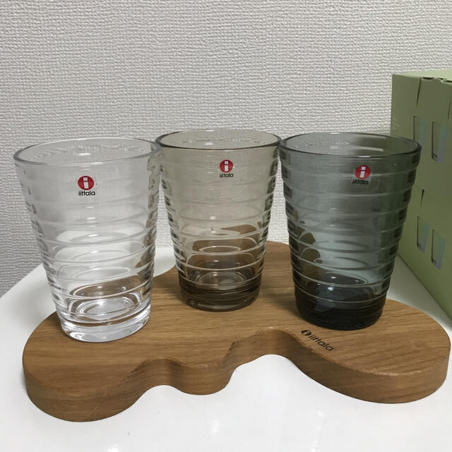 iittala(イッタラ)の新品☆イッタラ アイノアールト ハイボール 3点 インテリア/住まい/日用品のキッチン/食器(グラス/カップ)の商品写真