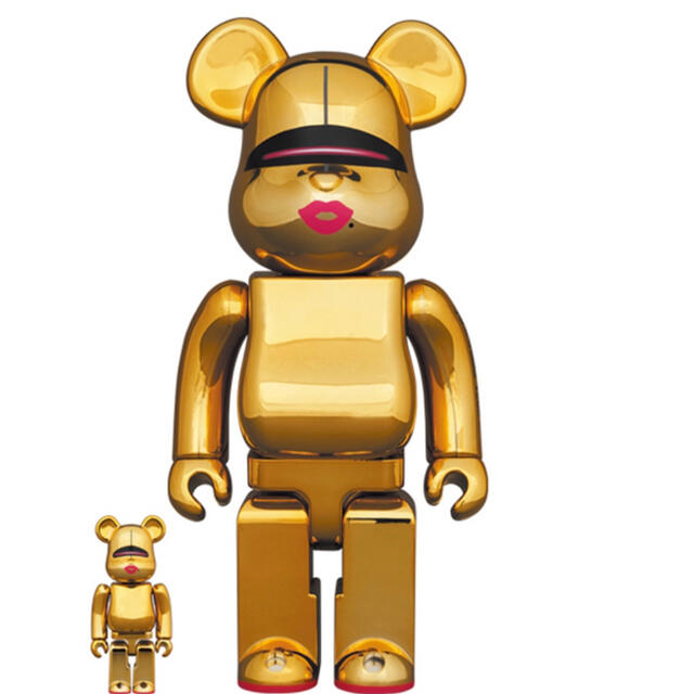 MEDICOM TOY(メディコムトイ)のBE@RBRICK SORAYAMA×2G GOLDVer.100％&400％ エンタメ/ホビーのフィギュア(その他)の商品写真