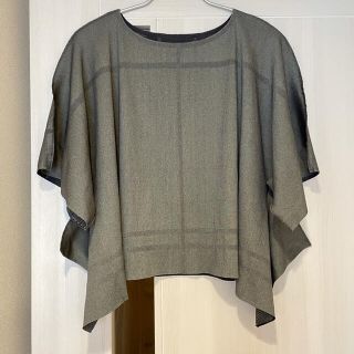 プリーツプリーズイッセイミヤケ(PLEATS PLEASE ISSEY MIYAKE)のプリーツプリーズ トップス グレー  A-poc 新作 bao bao 美品(カットソー(半袖/袖なし))