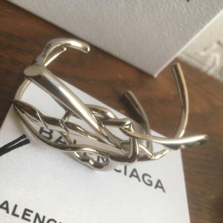 レア 専用バレンシアガ バングル ブレスレット シルバー 刻印あり