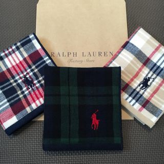 ラルフローレン(Ralph Lauren)の結婚・出産・退職・送別のギフト♩ラルフローレン ガーゼタオルハンカチ(ハンカチ/ポケットチーフ)