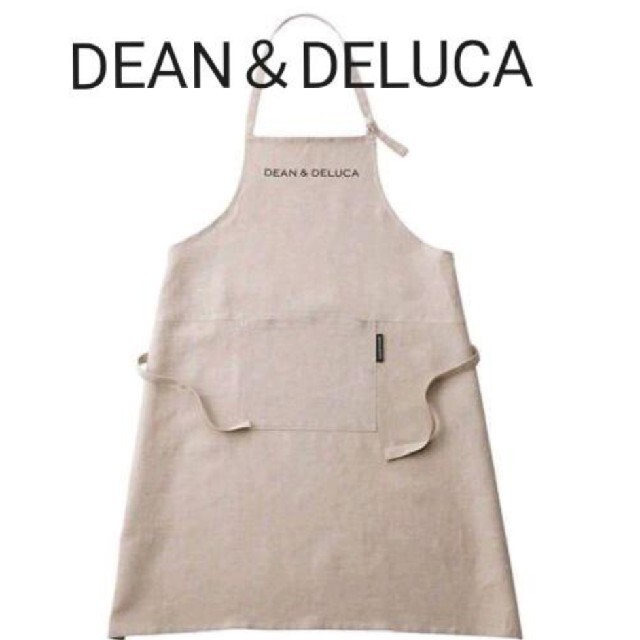 DEAN & DELUCA(ディーンアンドデルーカ)の◇新品◇DEAN＆DELUCA　リネンフルエプロン　麻　ディーン＆デルーカ インテリア/住まい/日用品のキッチン/食器(その他)の商品写真