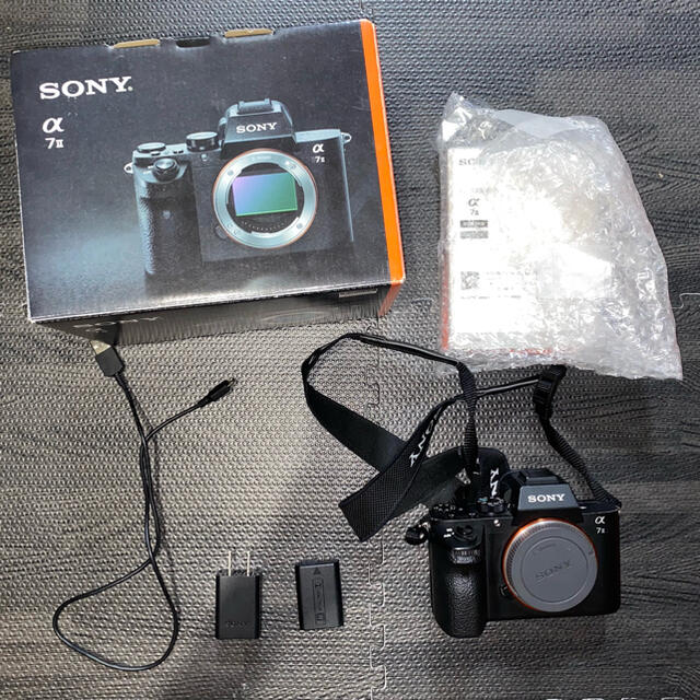 ソニーSONY ILCE−7M2 α7ii 予備バッテリー付き　ミラーレス