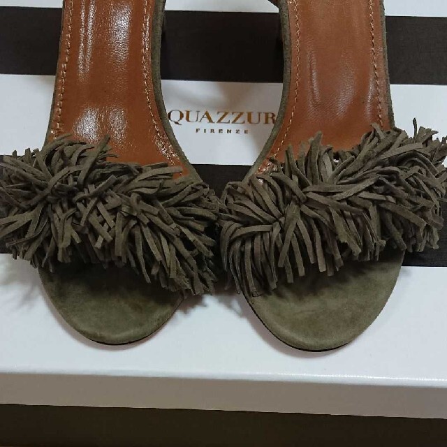 新品未使用】aquazzura フリンジサンダル アクアズーラ | loneoakpoint.com