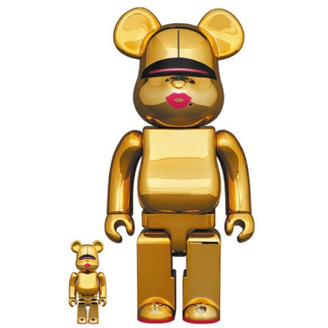 フィギュアBE@RBRICK SORAYAMA × 2G GOLD Ver.