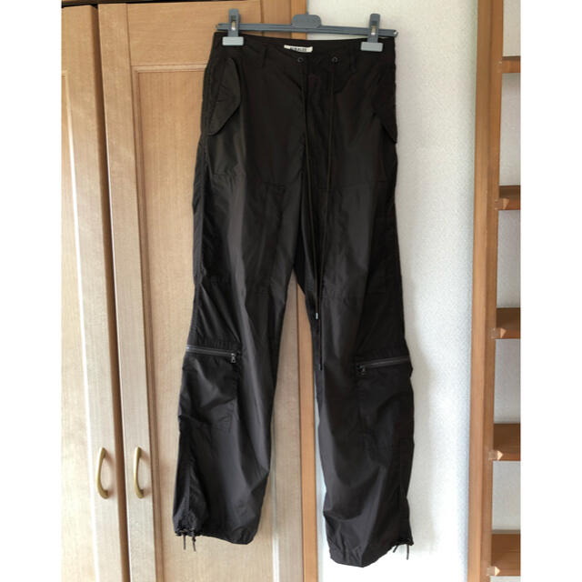 COMOLI(コモリ)のAURALEE 21ss NYLON FATIGUE PANTS ブラウン メンズのパンツ(ワークパンツ/カーゴパンツ)の商品写真