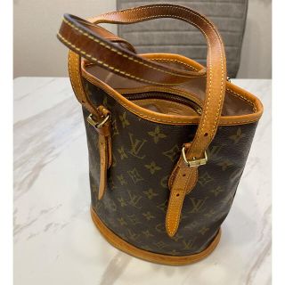 ルイヴィトン(LOUIS VUITTON)のルイヴィトン　ハンド　バック　バケツ　バゲット　PM(ハンドバッグ)