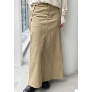 アパルトモンドゥーズィエムクラス(L'Appartement DEUXIEME CLASSE)の新品【GOOD GRIEF/グッドグリーフ】Chino Skirt(ロングスカート)