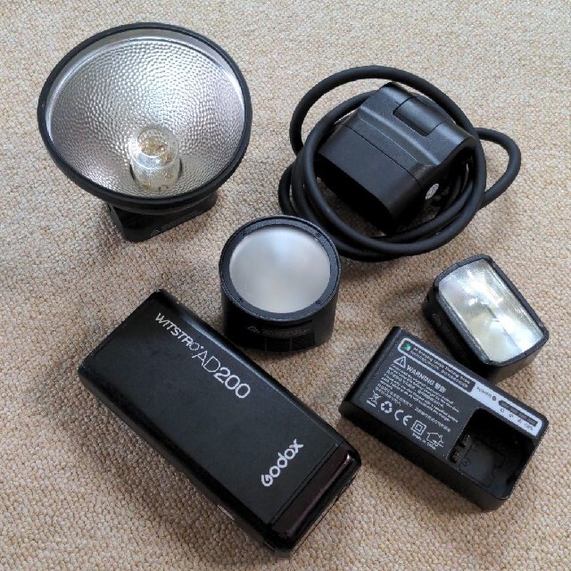 GODOX AD200 アクセサリー一式 フルセット - ストロボ/照明