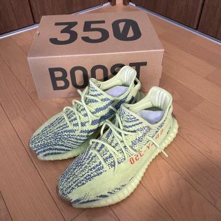 アディダス(adidas)のYEEZY BOOST 350V2   ｾﾐﾌﾛｰｽﾞﾝｲｴﾛｰ(スニーカー)