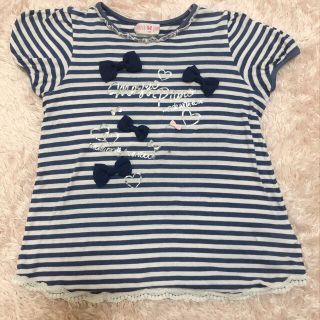 メゾピアノ(mezzo piano)の☆メゾピアノ Tシャツ 130☆ 難あり(Tシャツ/カットソー)