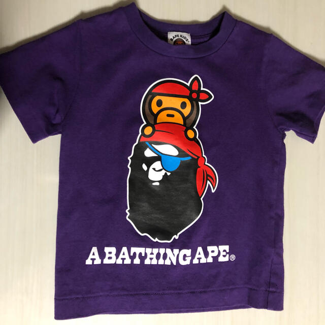 A BATHING APE(アベイシングエイプ)のAPE  キッズTシャツ キッズ/ベビー/マタニティのキッズ服男の子用(90cm~)(Tシャツ/カットソー)の商品写真