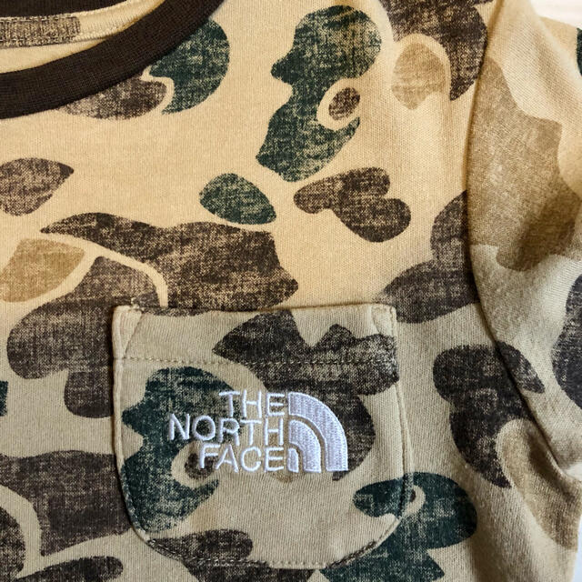 THE NORTH FACE(ザノースフェイス)のなき様専用　　迷彩キッズTシャツ キッズ/ベビー/マタニティのキッズ服男の子用(90cm~)(Tシャツ/カットソー)の商品写真