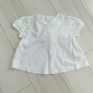 クリスチャンディオール(Christian Dior)のbabyDior　シャツ　白　90cm(Tシャツ/カットソー)