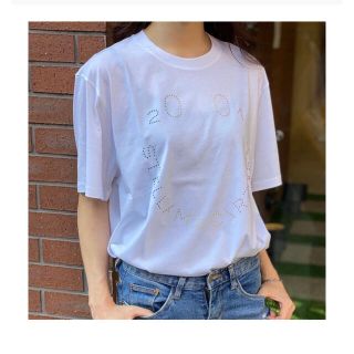 ステラマッカートニー(Stella McCartney)のステラマッカートニー　カラフル　スマイルTシャツ　ニコちゃん　2001 ホワイト(Tシャツ(半袖/袖なし))