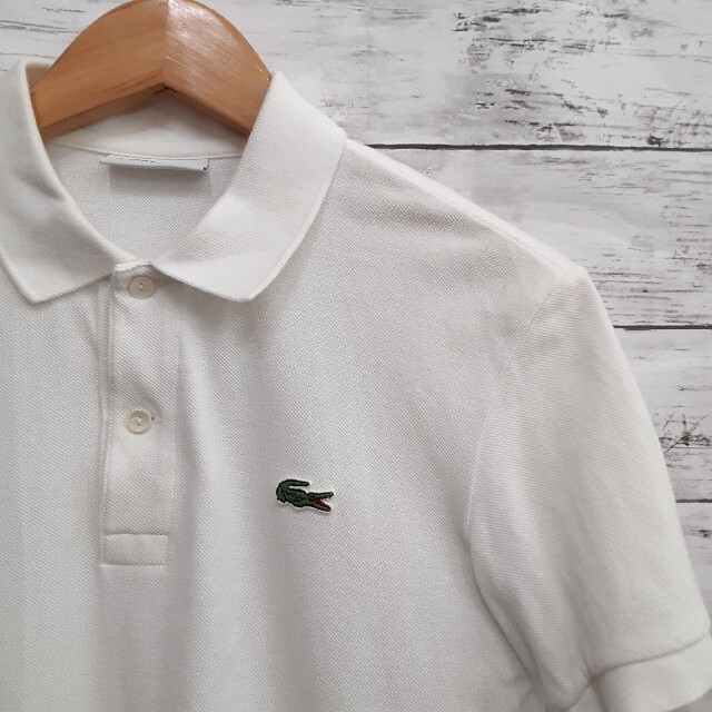 ✨人気✨　LACOSTE(ラコステ)　メンズポロシャツ　ホワイト　size 2 1