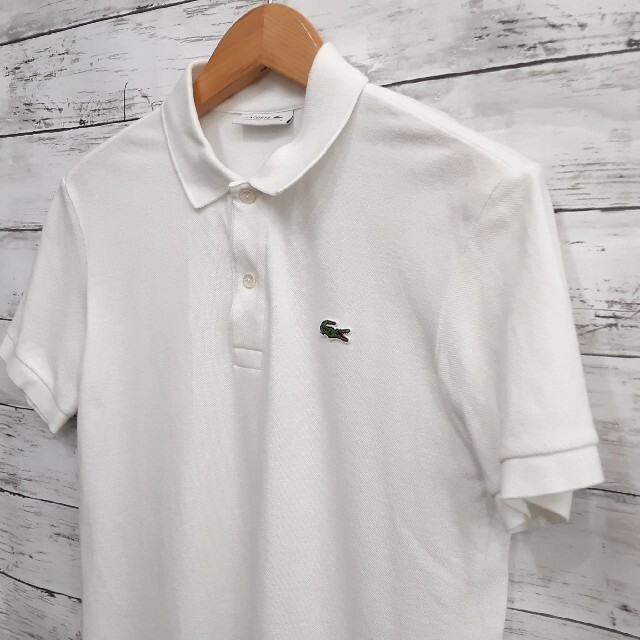 ✨人気✨　LACOSTE(ラコステ)　メンズポロシャツ　ホワイト　size 2 5