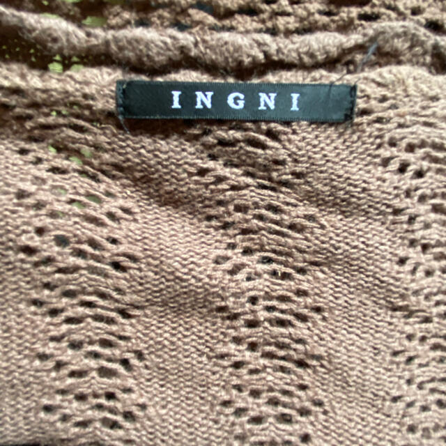 INGNI(イング)の※7月末迄、値下げ＆出品中！【INGNI】サマーニット　ボレロ　カーディガン レディースのトップス(カーディガン)の商品写真