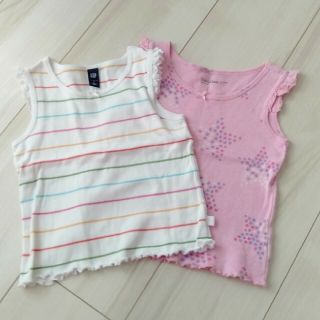 ベビーギャップ(babyGAP)の⚠あいちゃん様専用　babyGAPタンクトップ　H＆Mショートパンツ(下着)