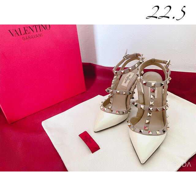バレンティノパンプス 22.5 スタッズパンプス valentino 限定カラー