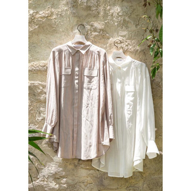 herlipto♡ Cotton-blend Voile Sheer Shirt