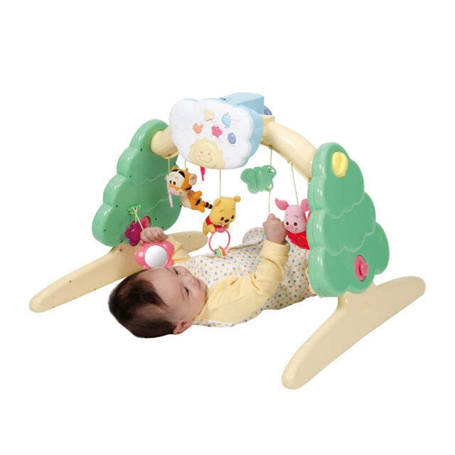 Takara Tomy(タカラトミー)のクマのプーさん6wayジムにへんしんメリー キッズ/ベビー/マタニティのおもちゃ(ベビージム)の商品写真